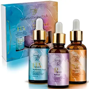 Anti-Aging Facial Serum Set. Vitamin C